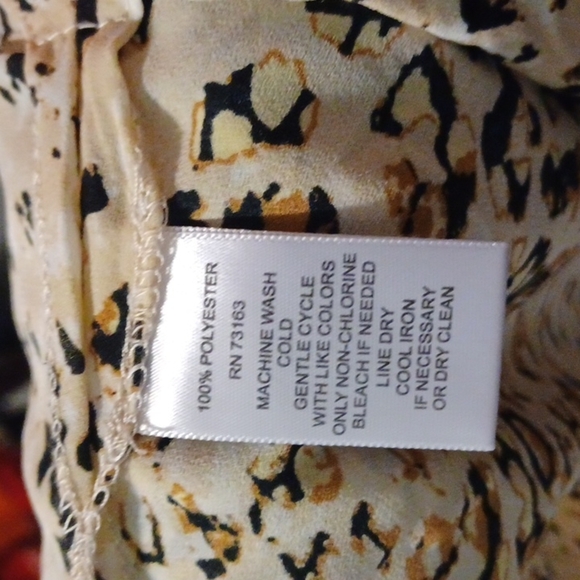 Spense pull over long asymmetrical polyester medium blouse - Picture 4 of 4